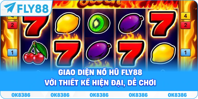 Giao diện nổ hũ Fly88 với thiết kế hiện đại, dễ chơi